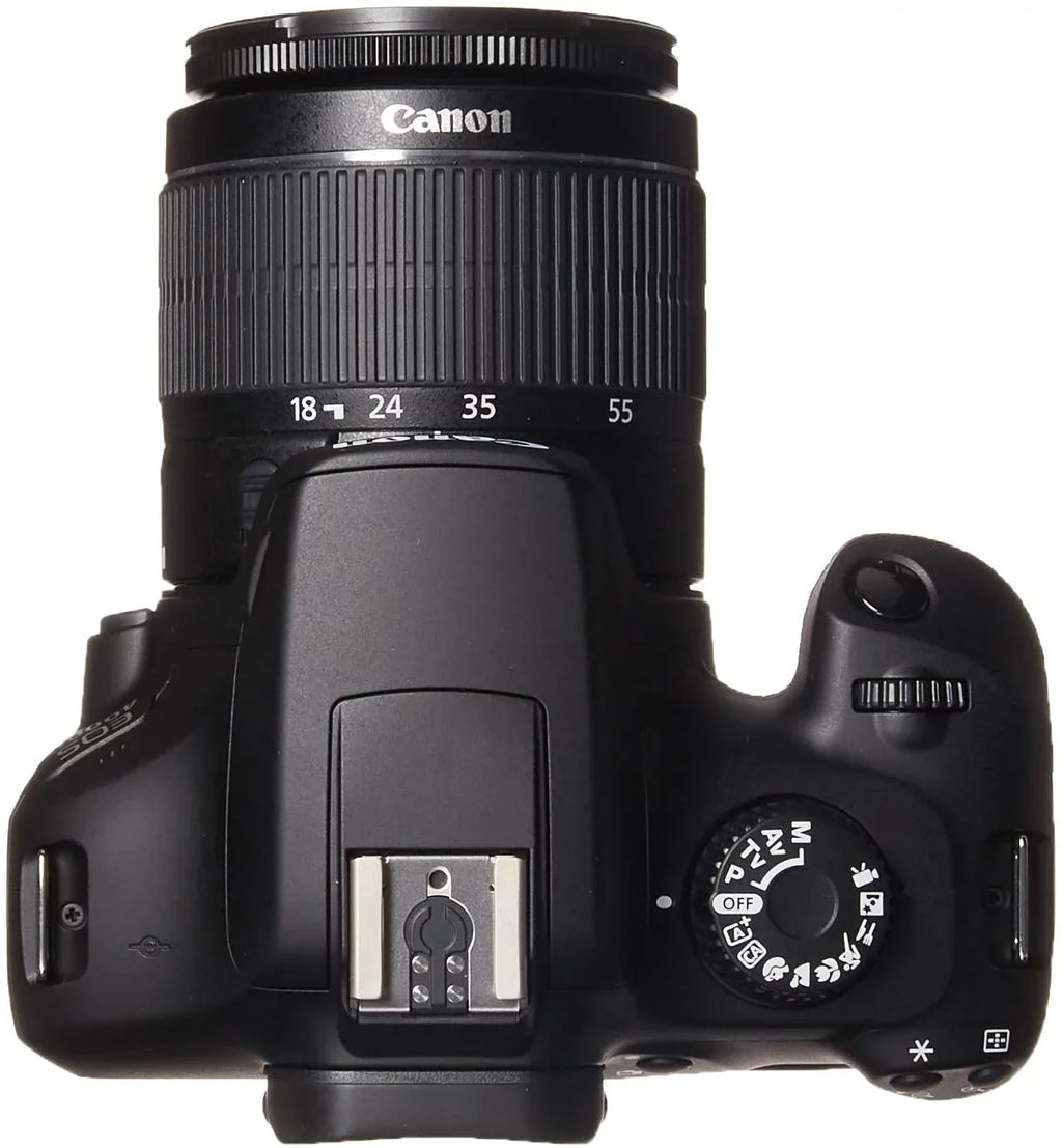 4000D Camera, Enabled, Kit EOS DSLR - [18-55 Version Wi-Fi III] International Black Canon