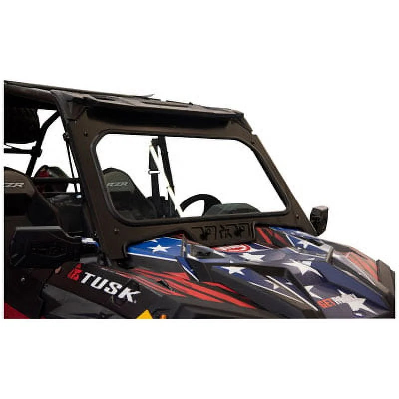 Turbo Compatible XP UTV With and Polaris 12" Full Windshield Windshield Limited 2019 Vent RZR Wiper Edition Glass With