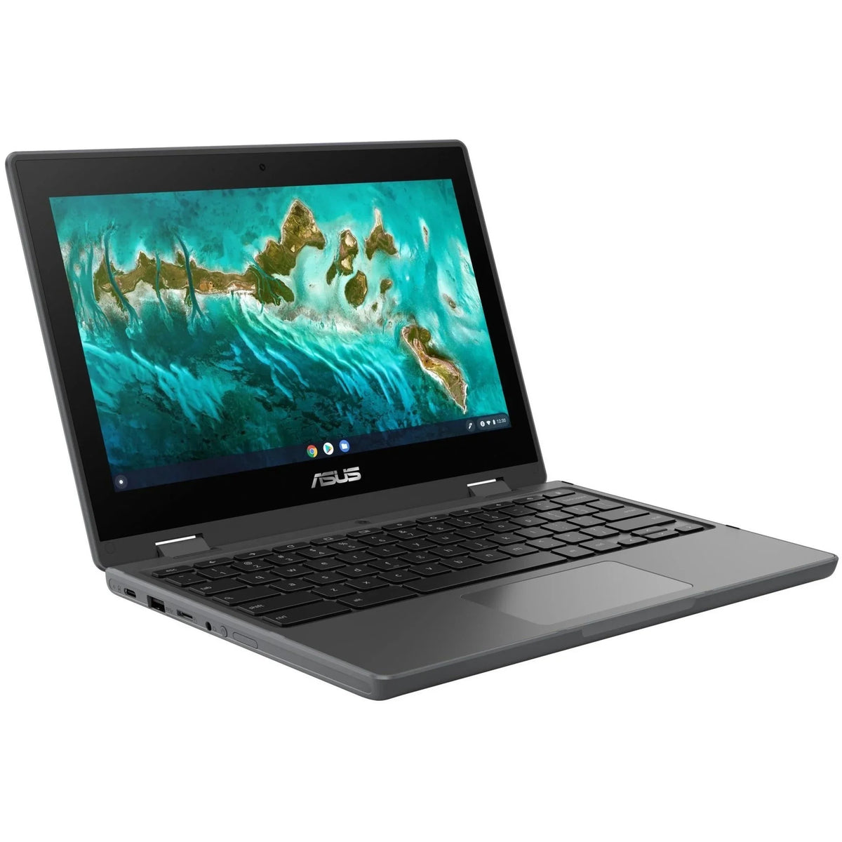 Celeron Chromebook SSD, 64GB Touchscreen, Asus Intel N5100, ChromeOS, Flip CR1100FKA-YZ184T 11.6"