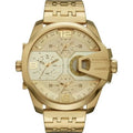 STAINLESS CHIEF UBER MEN'S DZ7447 MULTI GOLD TONE DIESEL WATCH TIME