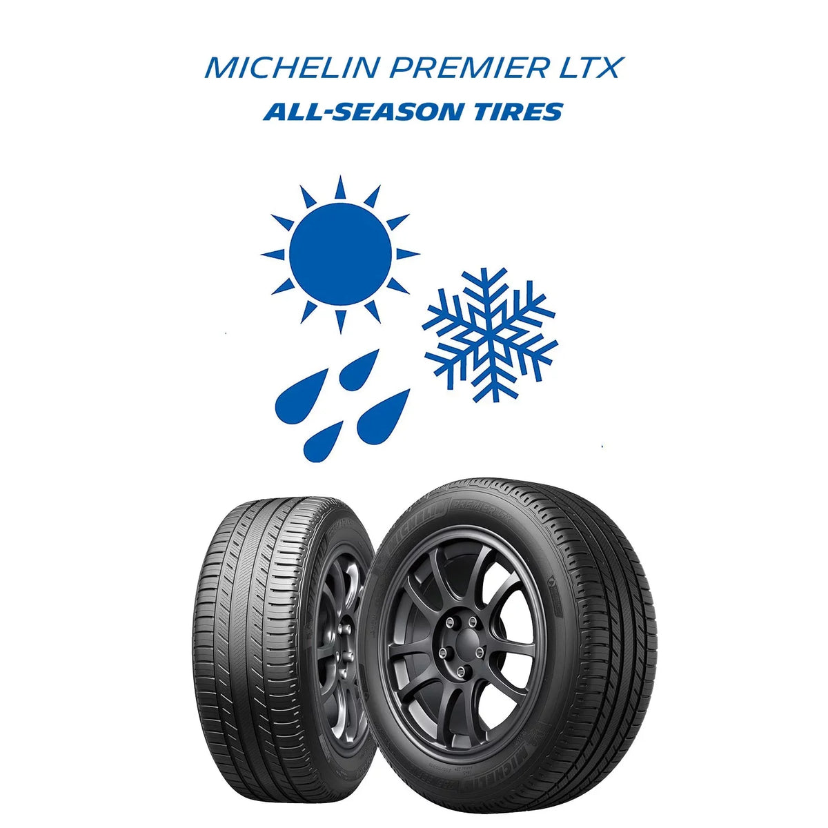 V Michelin Tire Premier 275/45R22 LTX 112