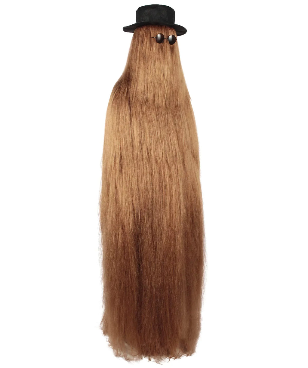 Adult Dapper Addams Costume, Synthetic Brown Family Monster Itt Cousin Creature Fiber, Halloween Unisex HPO