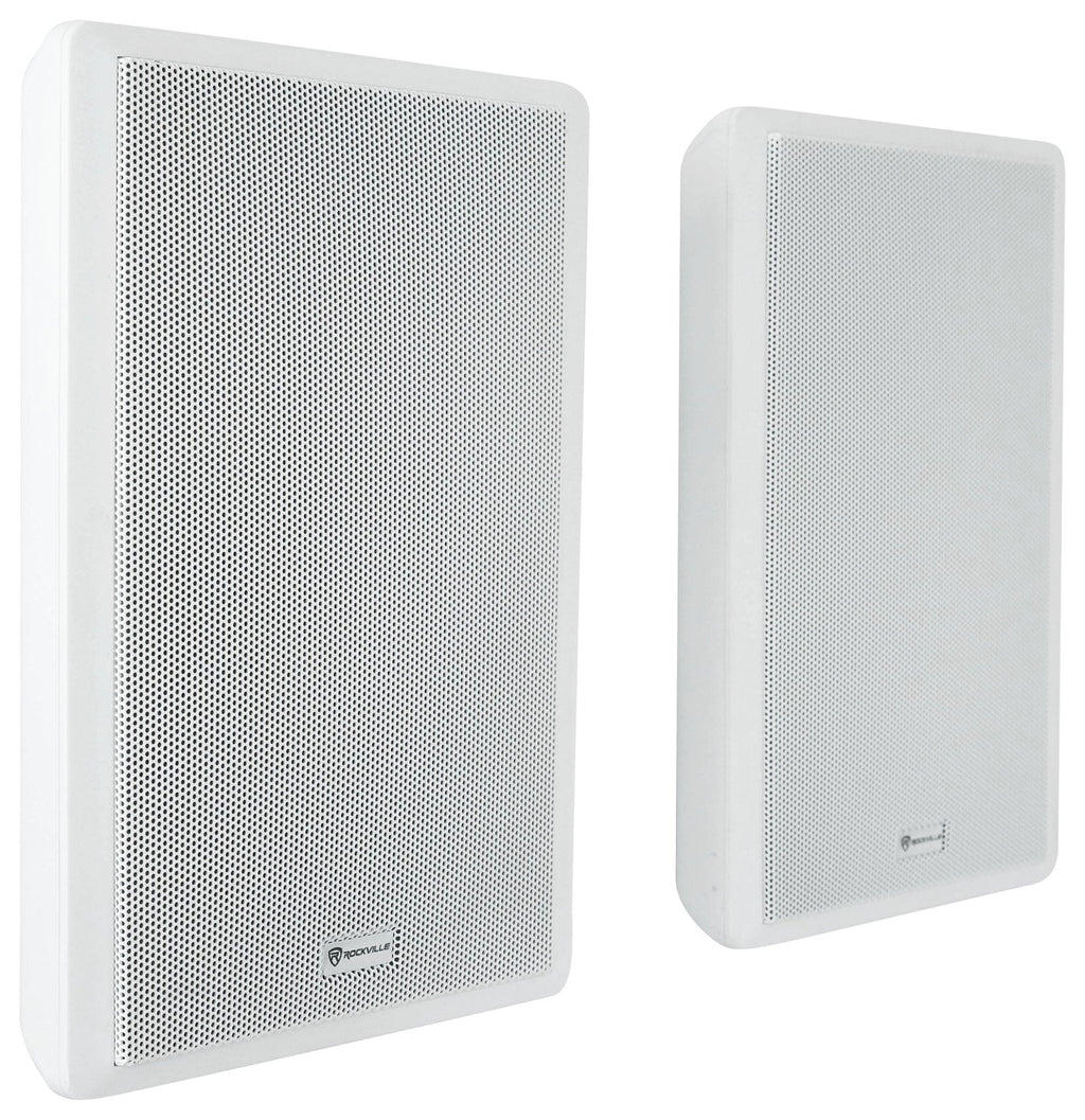 6-Zone Speakers JBL Pendant+8 4 White Restaurant/Bar/Cafe Wall Slim Amplifier+4
