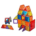 Storage 3D Includes Mag-Genius Free Award And + Tiles Building Pieces Set Brain Cars 105 Blocks Clear Winning 2 of Magnet building Colours Bin