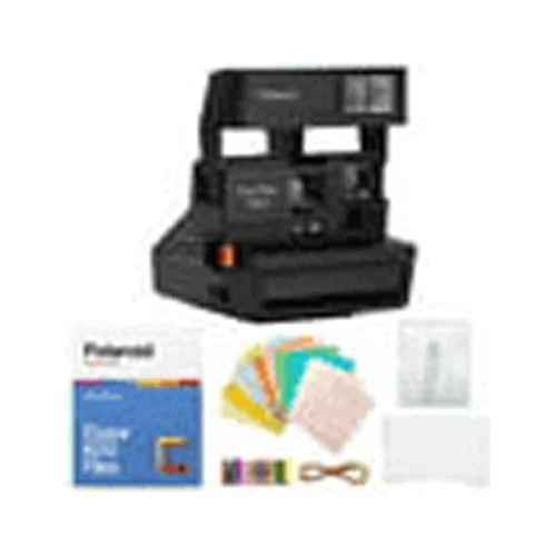 & OneStep Bundle Color Flash 600 Film with Camera Instant 600 Accessory Polaroid