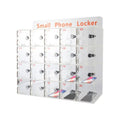 Phone w/ Clear Keys Box 20 Cellphone Locker Thickened Cell Storage Slots Acrylic