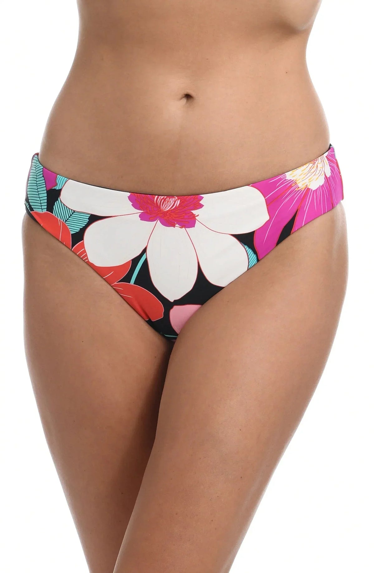 Hipster 8 Blanca Bikini Swimsuit Pink Reversible Size La Bottoms Women's