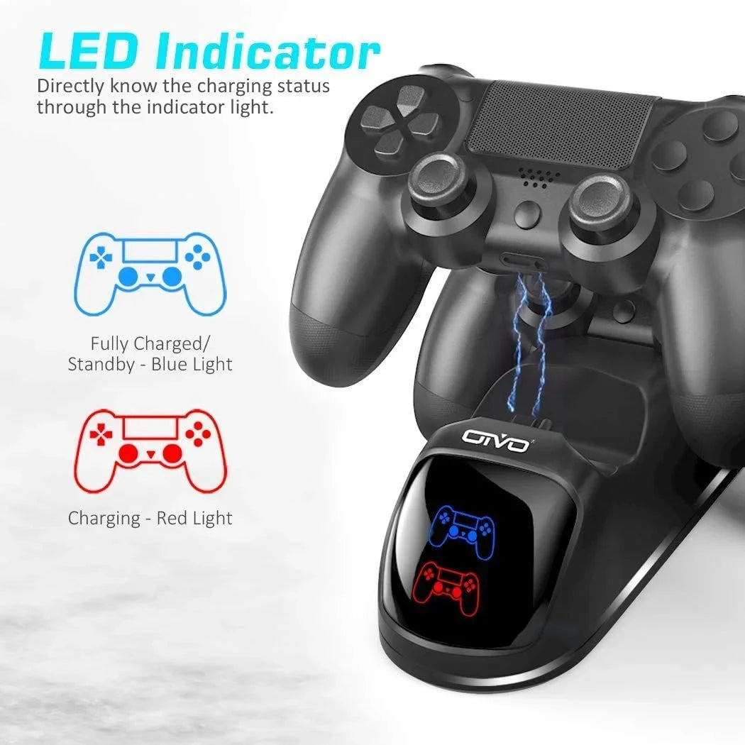 Station, 4 Controller Controller for 1.8Hrs Charging OIVO PS4 Charger Charger PS4 Dock Playstation 4 Dualshock Dock, Station Charging Replacement