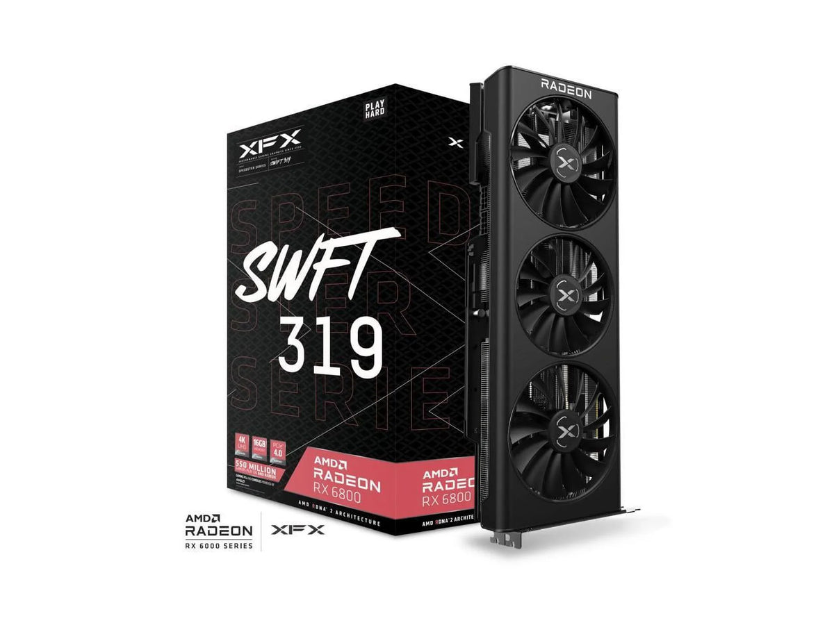 RX SWFT319 CORE AMD Graphics Gaming 6800 Card XFX SPEEDSTER Radeon