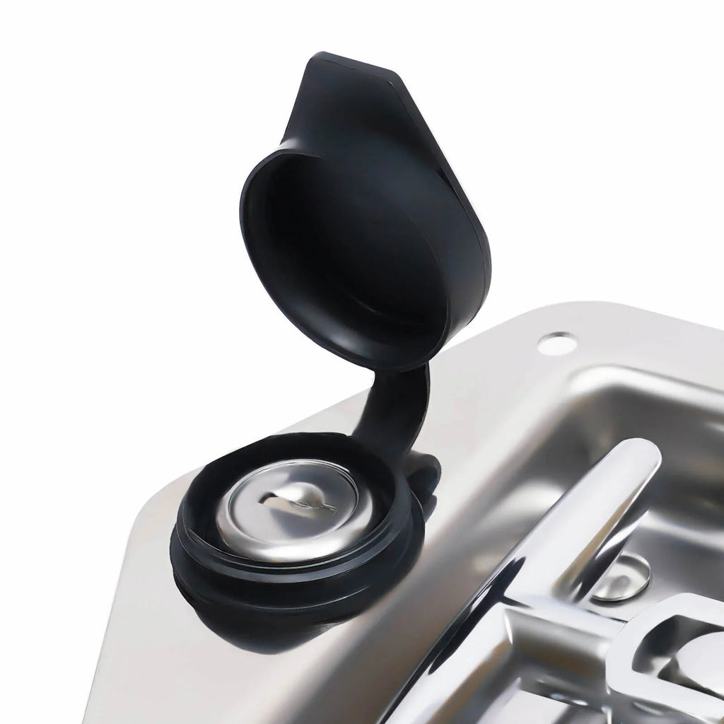of Stainless Set Steel Keys Latch T-handle 6 Door Lock 12 Box RV w/ Tool Folding