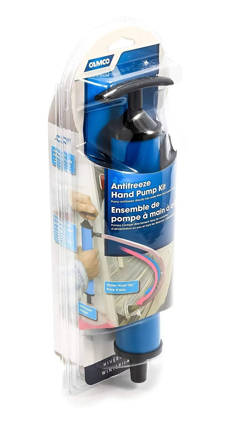 Makes Antifreeze Supply Hand Camco the Directly Winterizing Easier and Pumps Waterlines and Into 36003 Pump Antifreeze RV Kit- Simple Tanks,