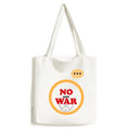 Sack More World Canvas Peace World Expression Love Shoulder Tote War No Bag