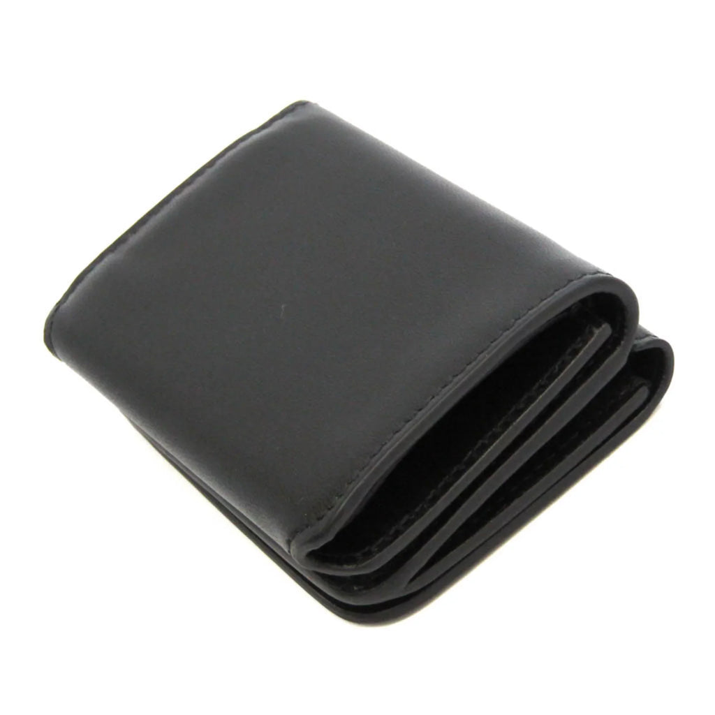 Cache Wallet Pre-Owned Balenciaga (tri-fold) Men,Women Leather Black 593813 (Good) Mini