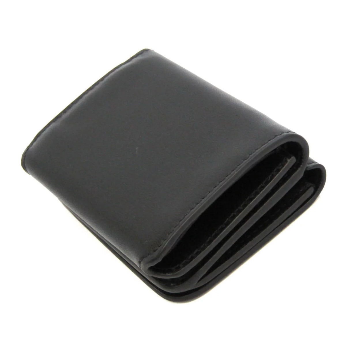 Cache Wallet Pre-Owned Balenciaga (tri-fold) Men,Women Leather Black 593813 (Good) Mini