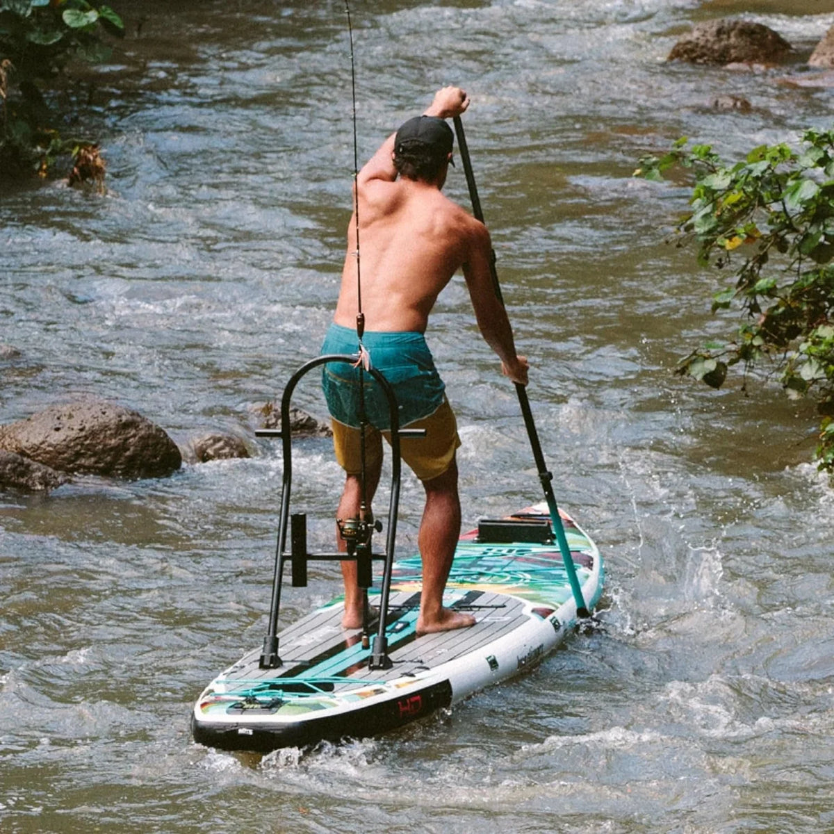 Accessory Rod Multiple Rack System I Stand Skiff Inflatable Rac Kayak Aluminum Colors Fishing Board Holder Hunting Up Paddle Hard Compatible Tackle For Micro