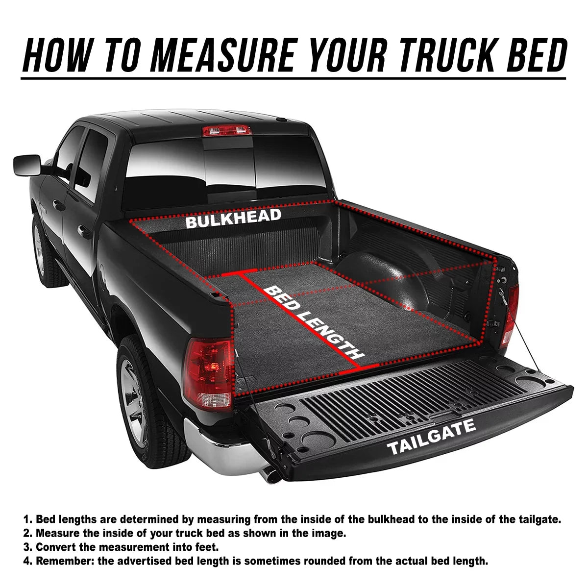 Tonneau Tri-Fold Fleetside 2022 2009 Cover Dodge 6.5Ft 2500 Matte 3500 Top to 1500 Black Bed Soft Ram For Adjustable Kit