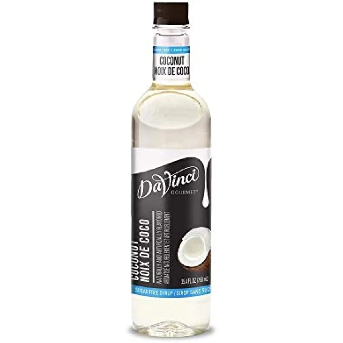 Gourmet Free Bottle Sugar Plastic 750 Coconut Syrup, Davinci Ml