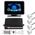 Parking Sound with Rear Sensors Distance System Detection Display LCD Support Adjustable 4 Sensor Front Car Radars Walmeck & Reversing Parking Distance Warning/Buzzer/Mute