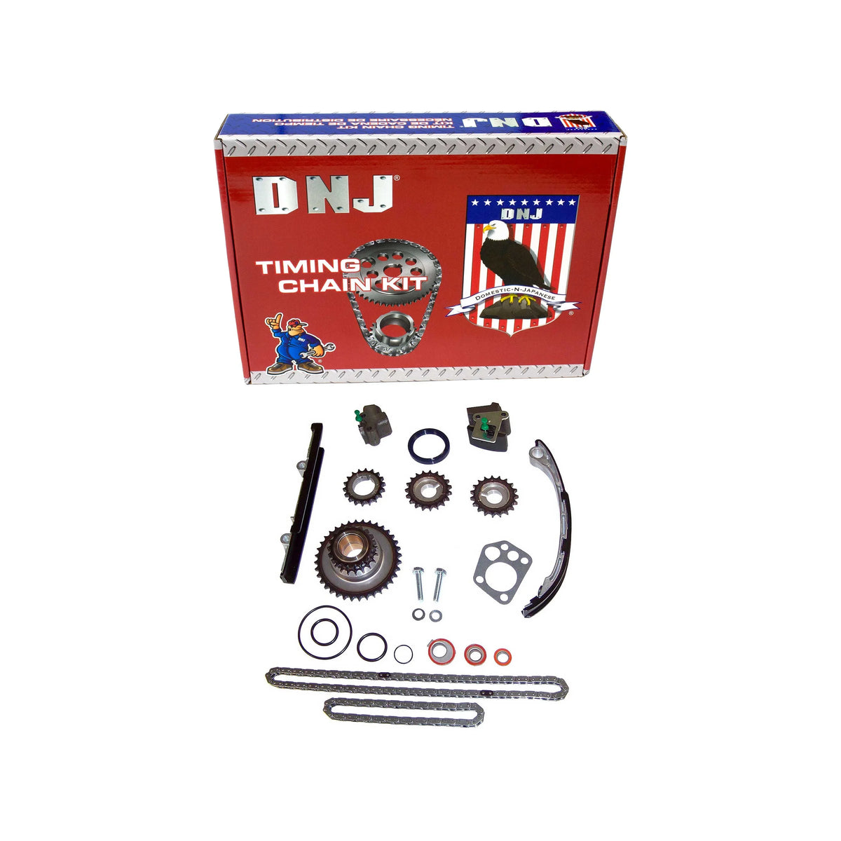 16v 2.4L Fits Chain DOHC XTERRA 98-04 Nissan Fits Frontier select: L4 & Cars Altima Trucks Timing DNJ Kit 2000-2004 TK626 NISSAN