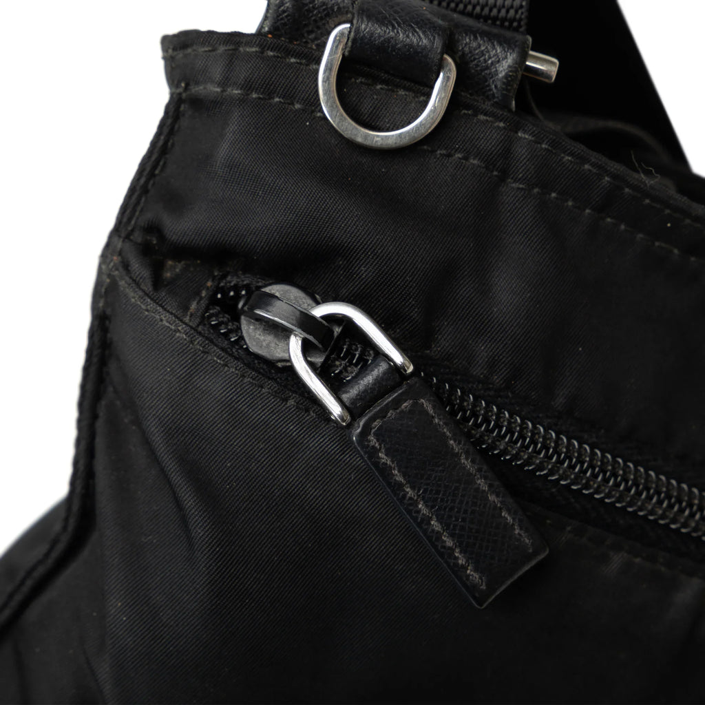 Crossbody Bag Fabric (Good) Crossbody Pre-Owned Unisex Prada Tessuto Black Nylon Authenticated
