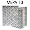 12x36x1 Air Pleated MERV Filter 6PK 11.5x35.5x.75 Size | 13 Actual -