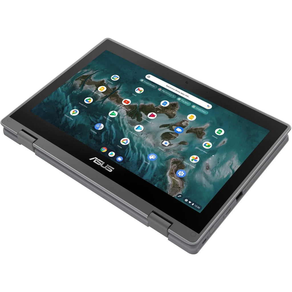 Celeron Chromebook SSD, 64GB Touchscreen, Asus Intel N5100, ChromeOS, Flip CR1100FKA-YZ184T 11.6"