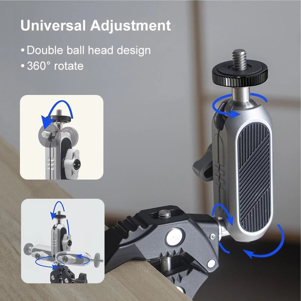 Camera AKASO Adapter ammoon Mount Compatible DJI Handlebar Mount Mounts Clamp