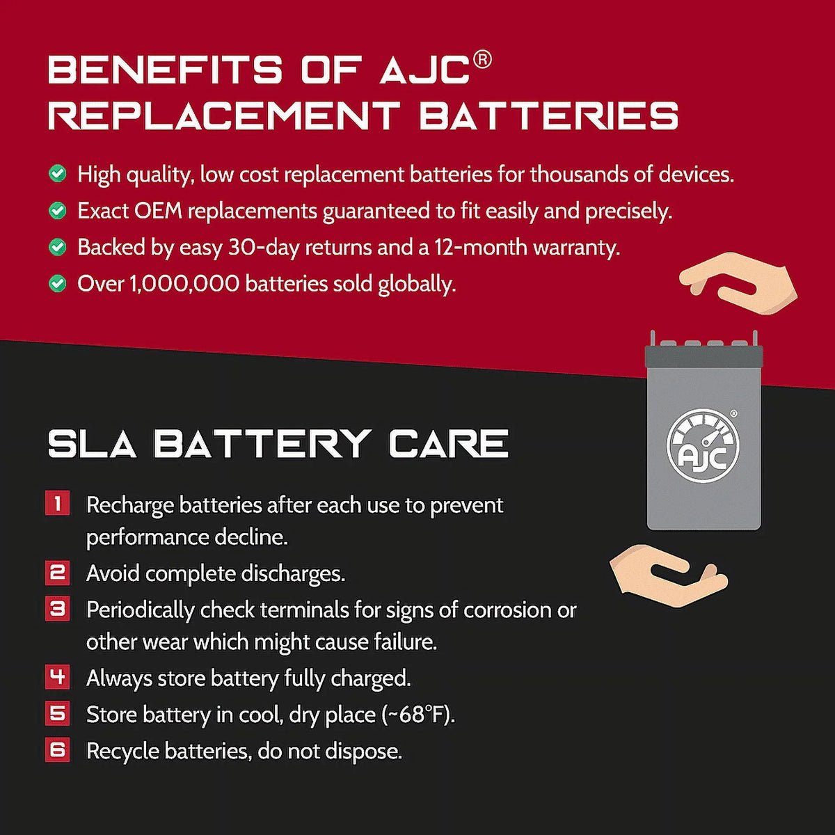 Battery Lc Compatible Track with (1999) Replacement 500CC Bombardier AJC Snowmobile Wide Battery Skandic