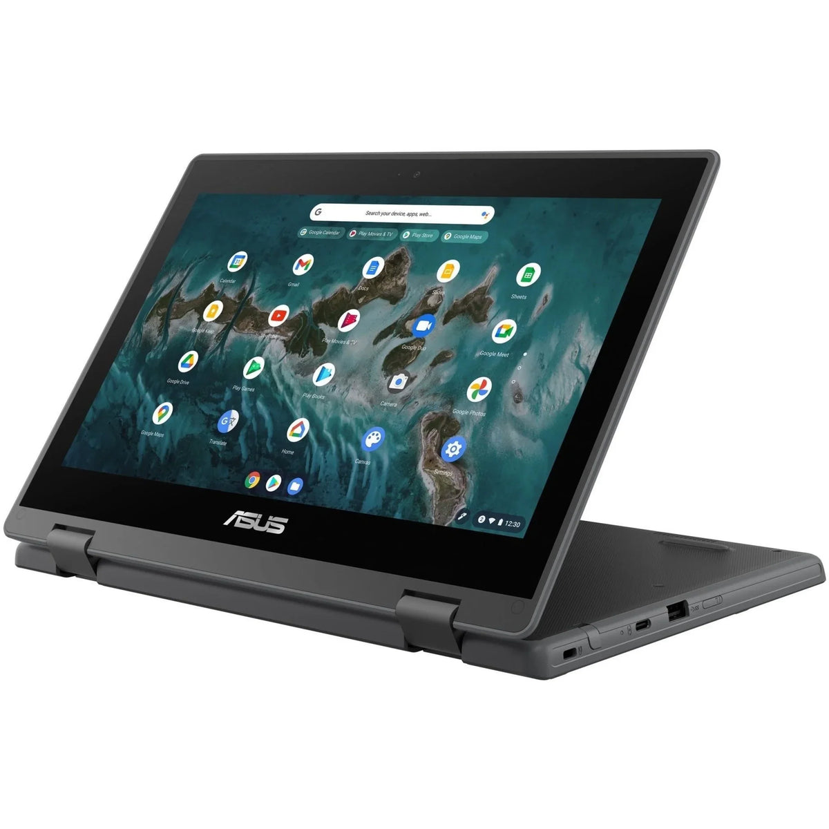Celeron Chromebook SSD, 64GB Touchscreen, Asus Intel N5100, ChromeOS, Flip CR1100FKA-YZ184T 11.6"