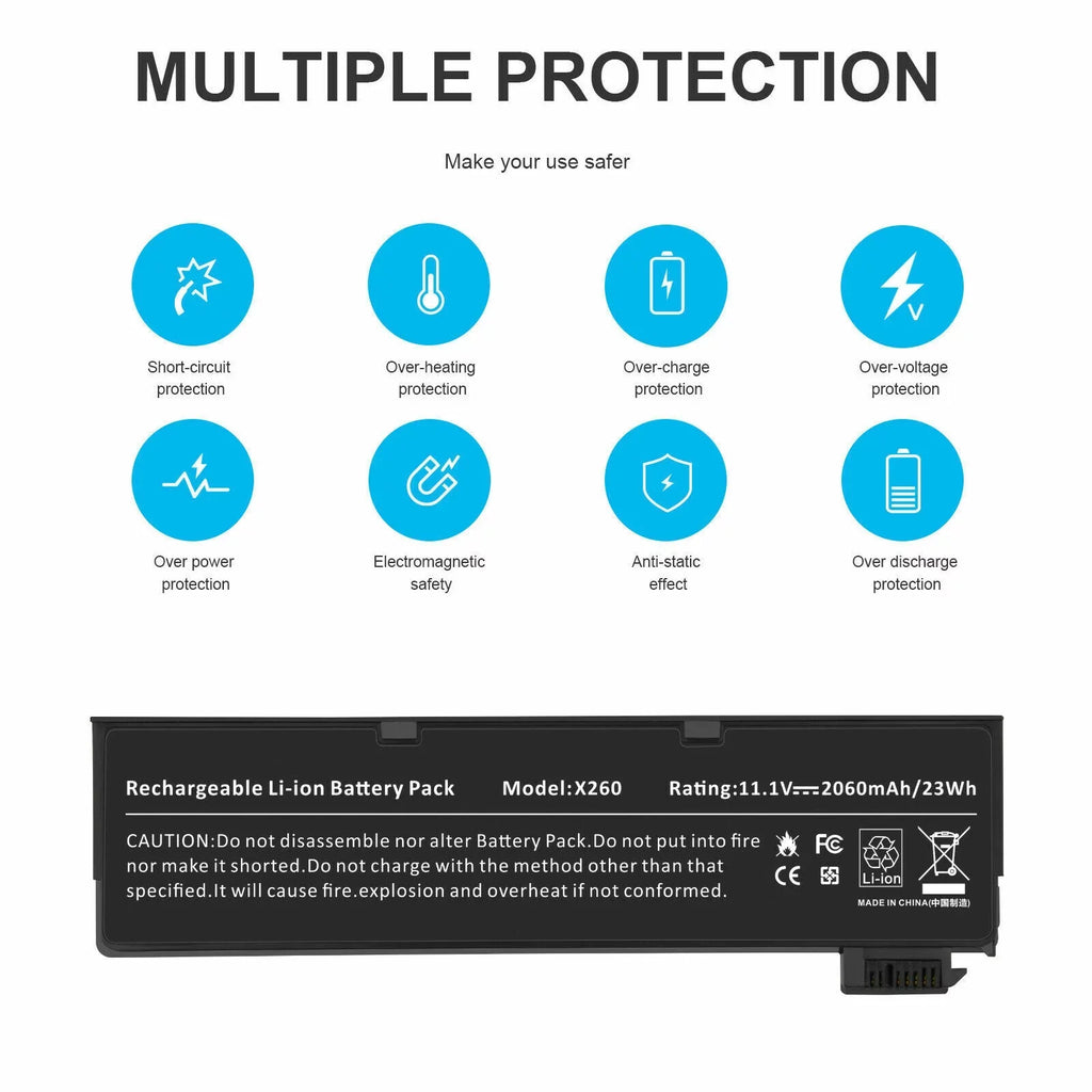 for T460 Lenovo Battery ThinkPad 68+