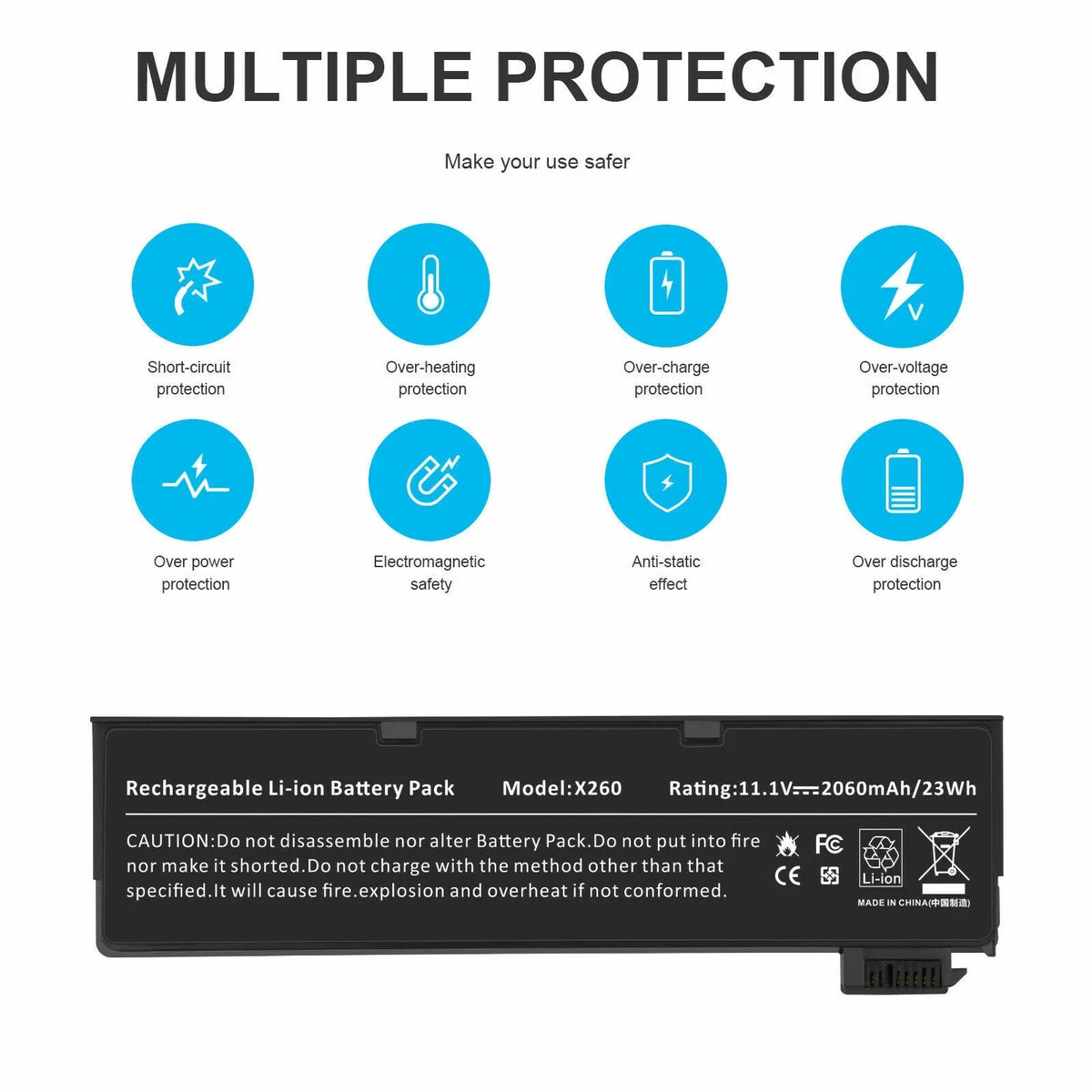 for T460 Lenovo Battery ThinkPad 68+