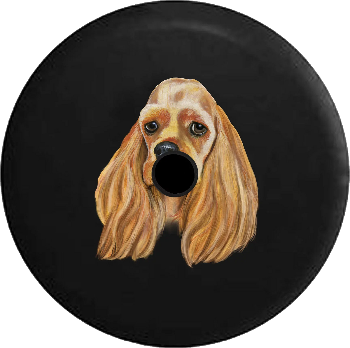 Backup Jeep Lover Camera Spaniel JL Dog Inch Spare Rescue Tire 33 for Adopt Wrangler RV Cover 2018 2019
