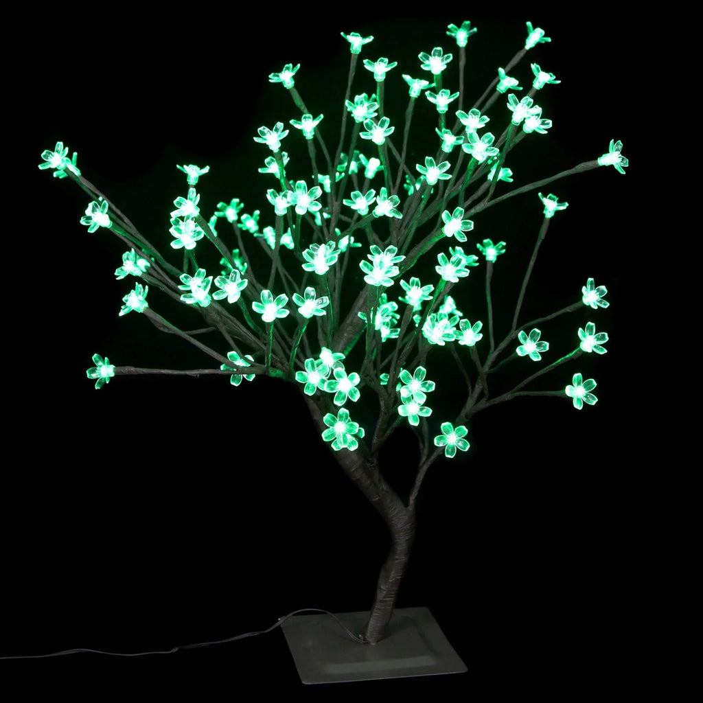 Hi-Line Pink Bonsai Gift Tree, Lights LED Ltd 208-Inch, Floral