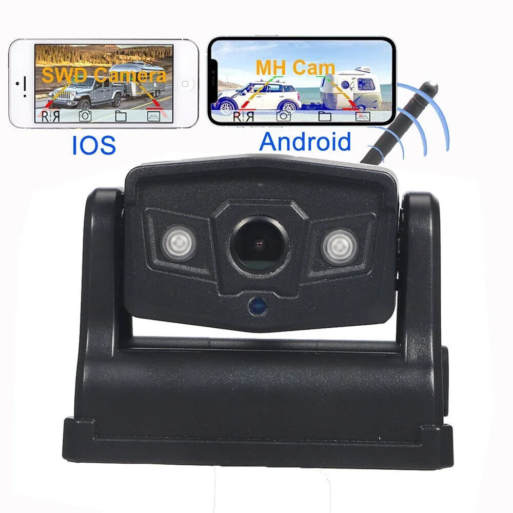 Battery View Camera, WiFi Camera 9600mAh Jahy2Tech Magnetic Backup Wireless Front/Rear