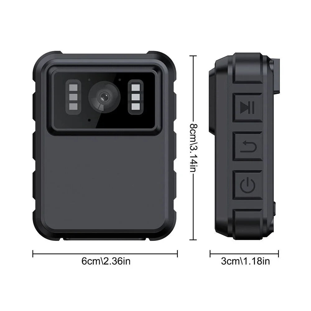 Camera Mini WiFi Night - Audio and 1080P DVR Connectivity Vision with Video Body Camcorder JahyShow