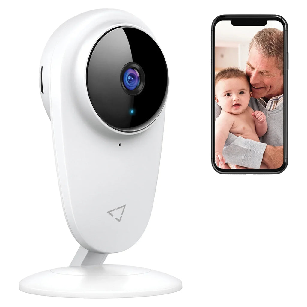Baby Indoor Monitor, Vision, with Camera Color Home Smart Security Victure White WiFi Night 1080P