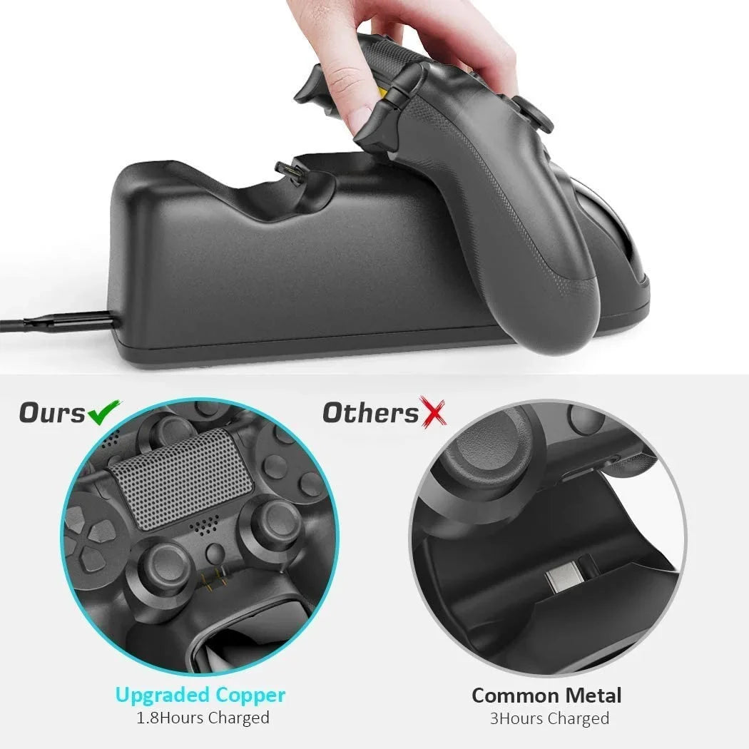 Station, 4 Controller Controller for 1.8Hrs Charging OIVO PS4 Charger Charger PS4 Dock Playstation 4 Dualshock Dock, Station Charging Replacement