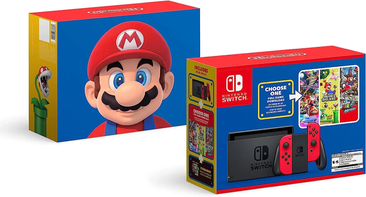 Switch HADSKACLK Nintendo Mario (Refurbished) Bundle Restored Choose One