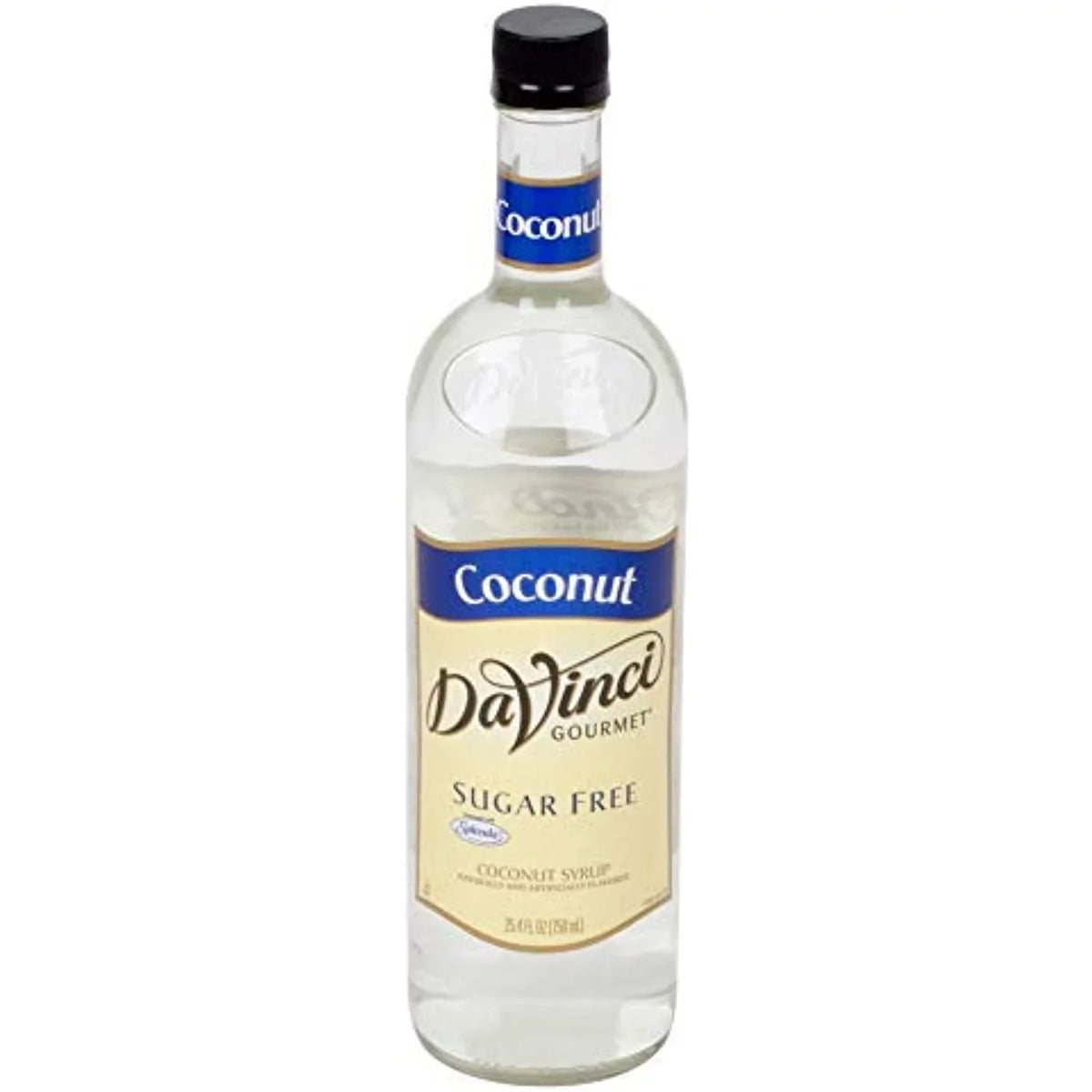 Gourmet Free Bottle Sugar Plastic 750 Coconut Syrup, Davinci Ml