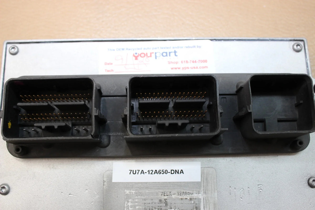 PCM PCM FORD ENGINE ECU FUSION PROBADA MILAN 7E5A-12A650-ALA ECM 07 3.0L COMPUTER