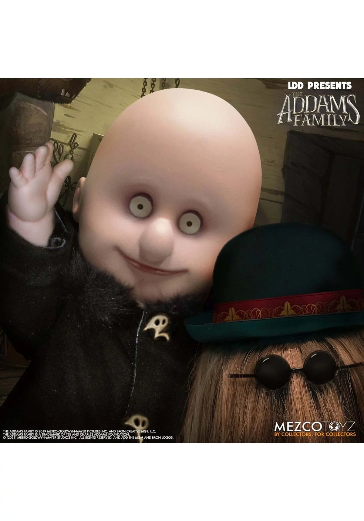 Fester Addams Living Family Dolls The Dead It and