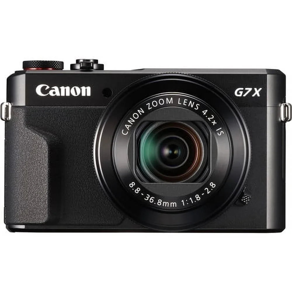 II Mark 1066C001 Canon HD Digital G7X Camera PowerShot - 20.1MP (Black) X II G7