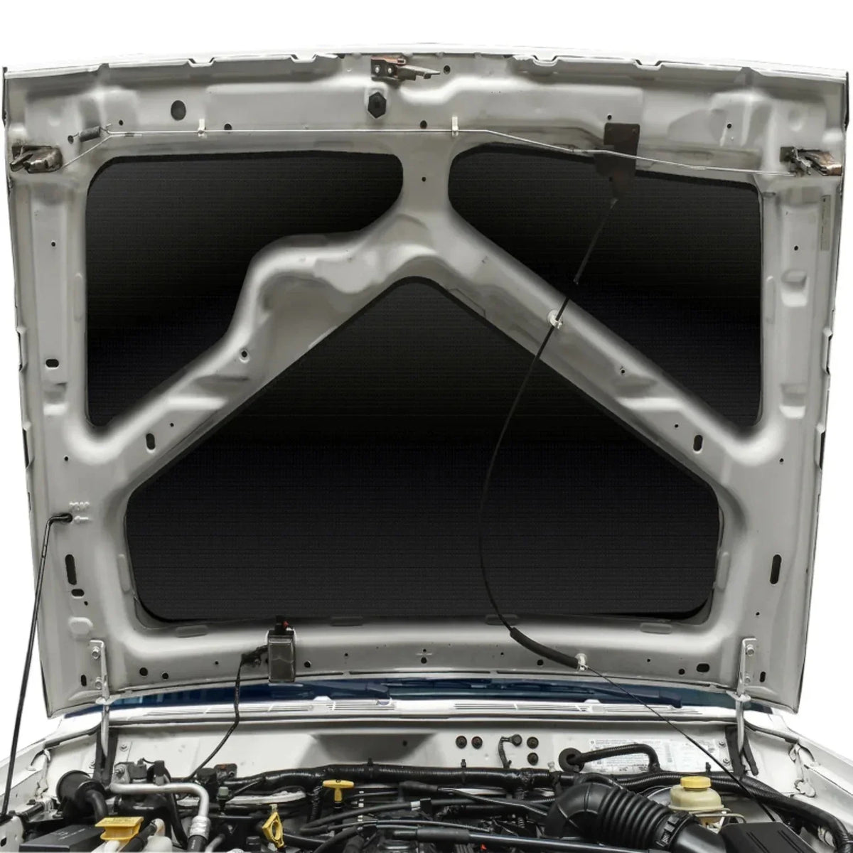 (XJ) 50084 Cherokee Fits Kit Insulation Under 84-01 Engineering Hood Design