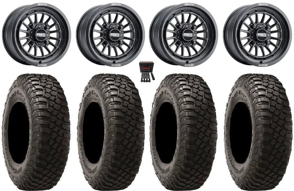 XP XP Delta Wheels PRO Black 15" 35" Polaris BFG XP RZR Ranger / KM3 / 1000 MetalFX Tires 900/1000