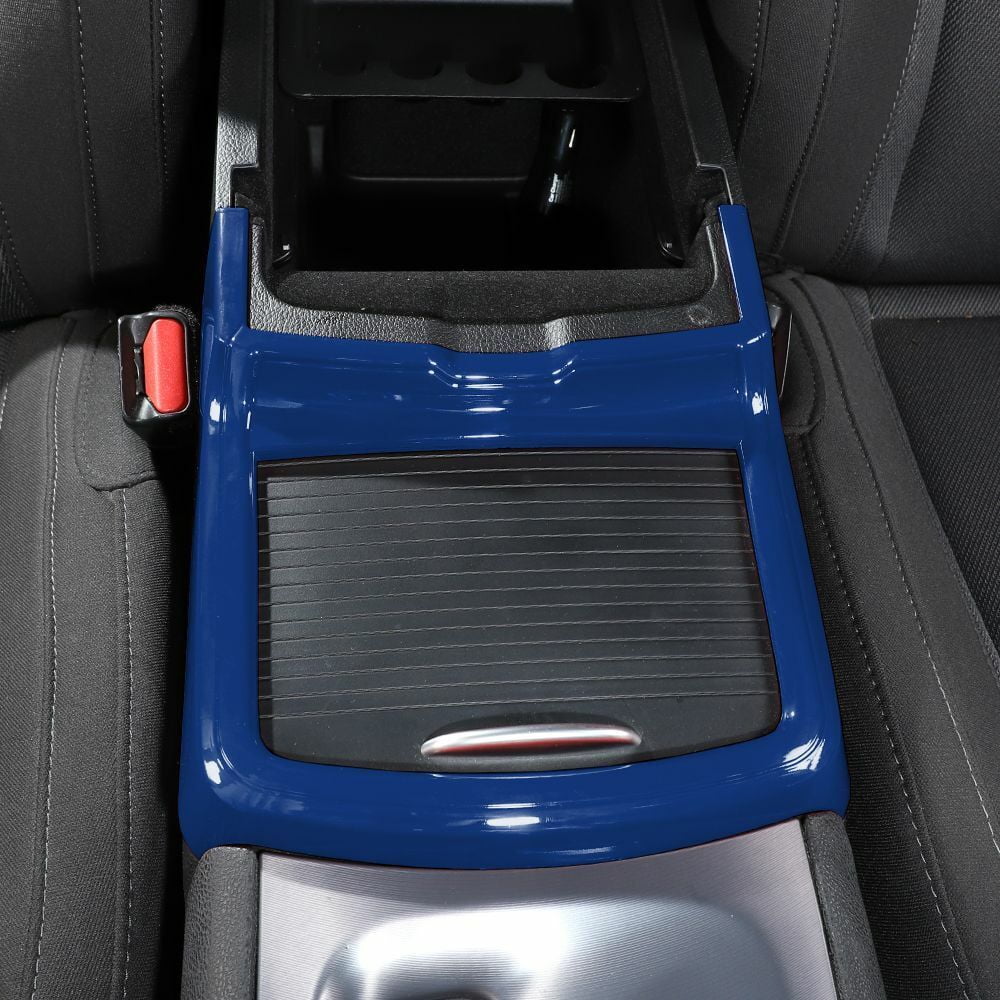 Trim Cup Holder Teledu Panel Inner Central Blue + Console Cover
