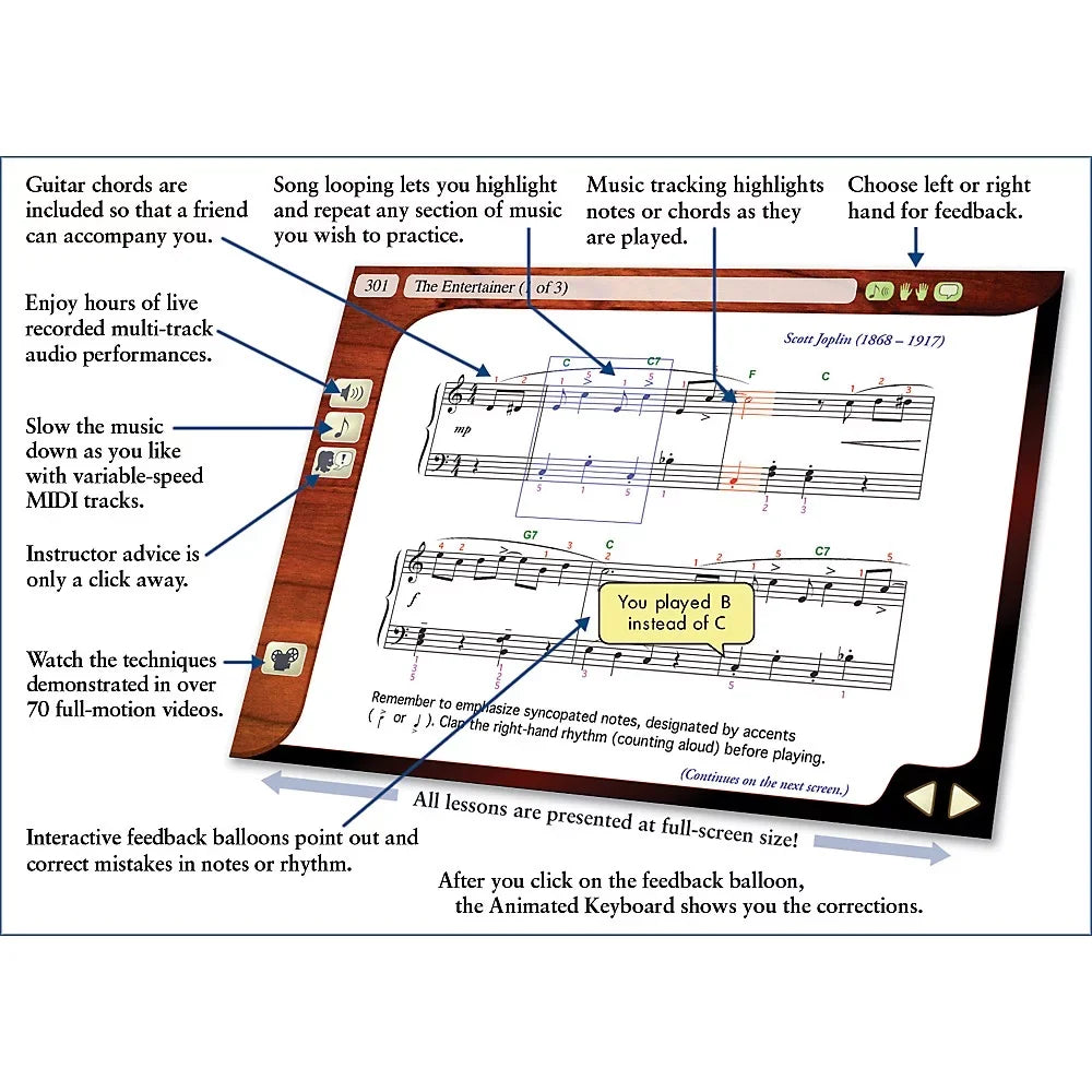 Piano 3.0 Method Version Keyboard and eMedia