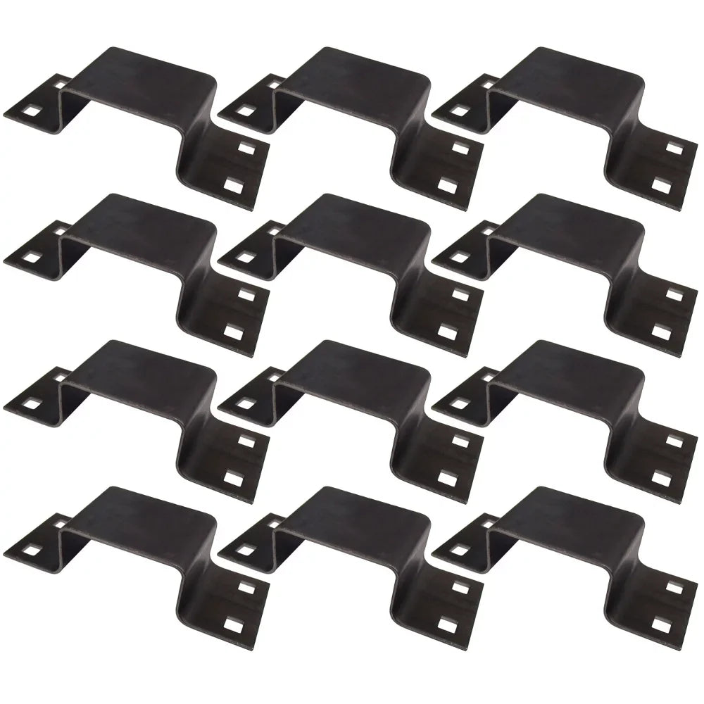 Trailer for 12 Utility (12) Brackets Gauge Pocket Stake Steel Bolt-On Body