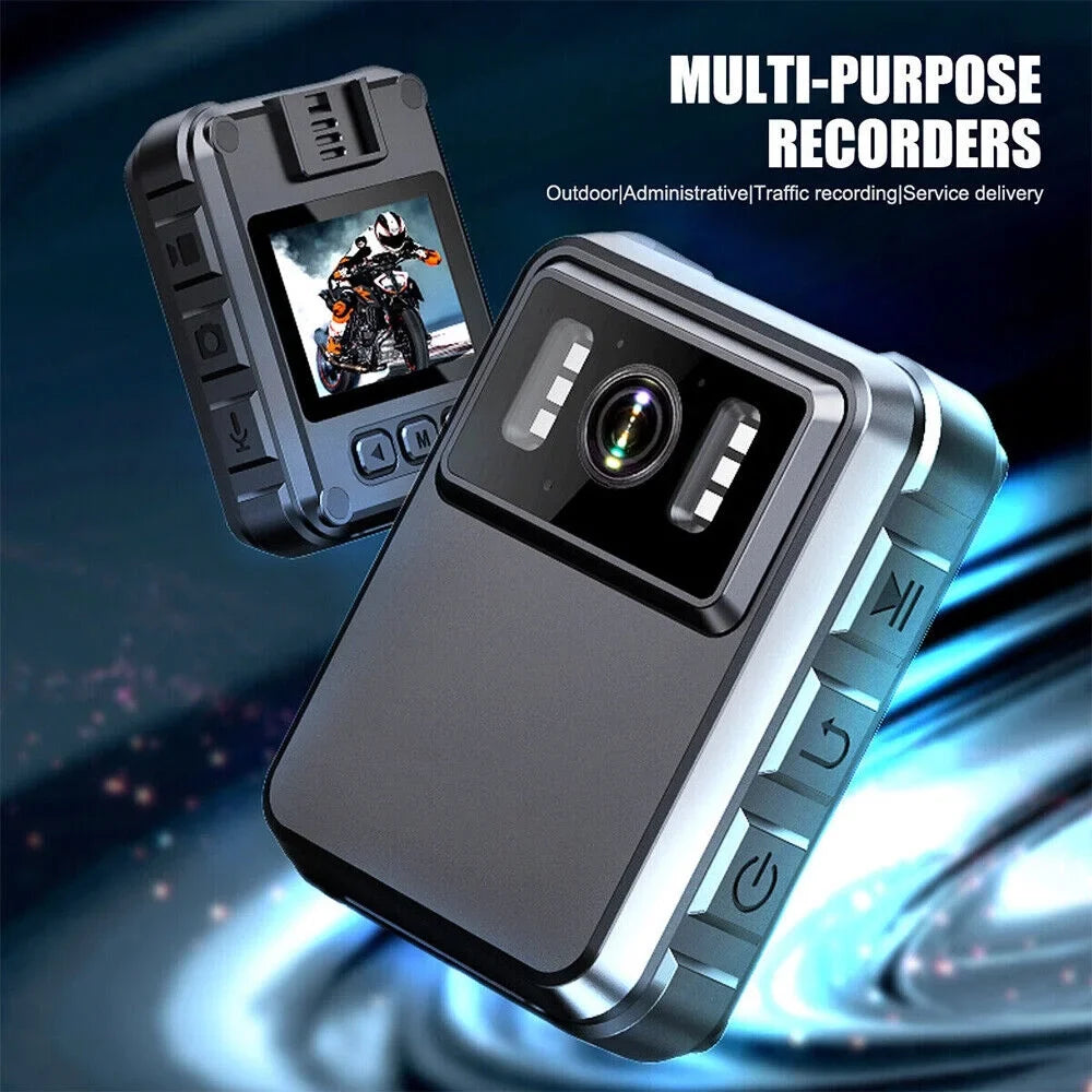 Camera Mini WiFi Night - Audio and 1080P DVR Connectivity Vision with Video Body Camcorder JahyShow