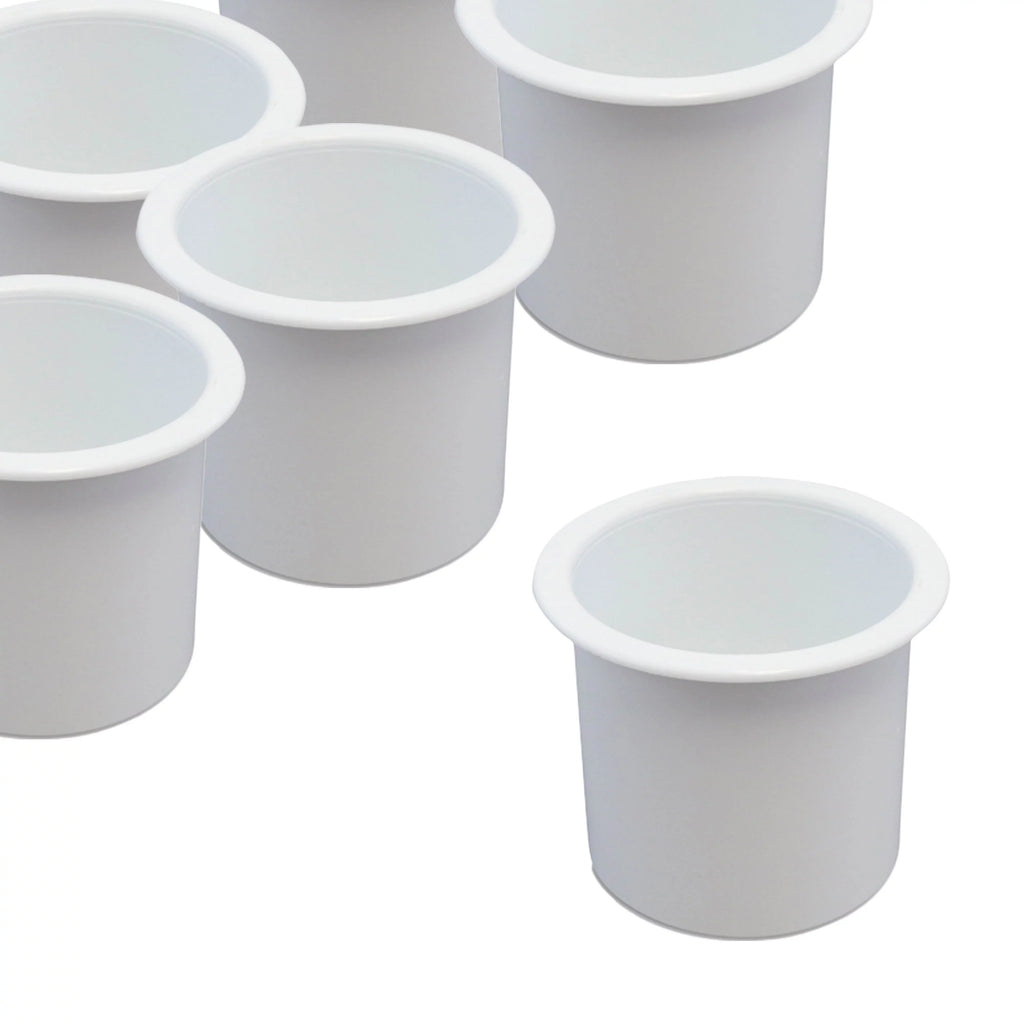 Universal Car Pontoon Bulk Boat Recessed for Hound White RV Insert 50 Truck Marine Motorhome Pocket Table Holder Cup Camper Game Auto Plastic Red Sofa