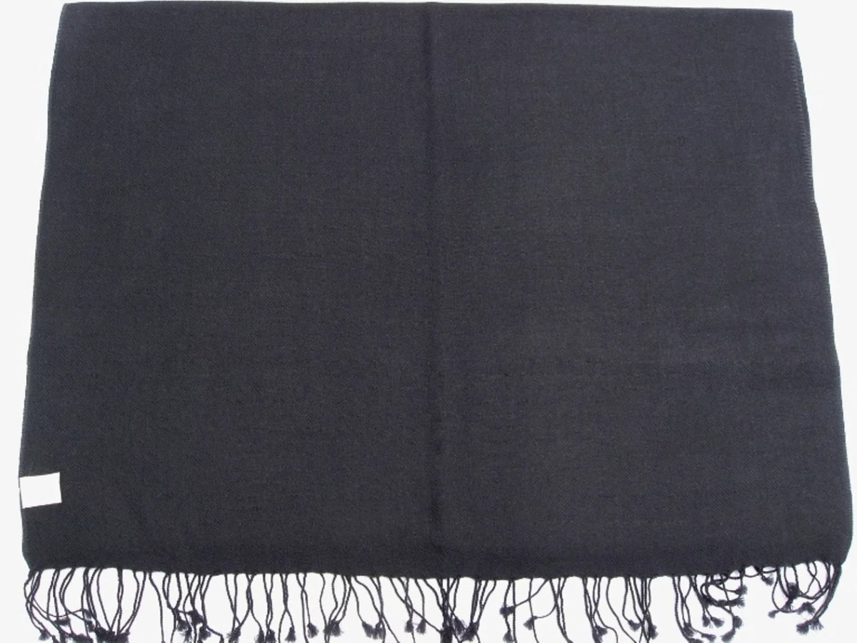 Shawl) Shawl/Shawls/Scarf/Scarves/Wrap/Stole/Muffler/Cape/Ruana/Blanket/Throw/Pashmina Charcoal Regular Shawl/Cashmere Scarf/Wool/Silk (Dark